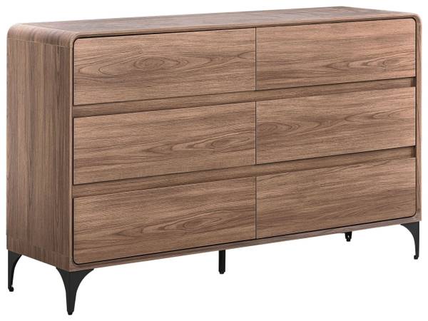 Kommode COWELL Braun - Holzwerkstoff - 140 x 85 x 40 cm