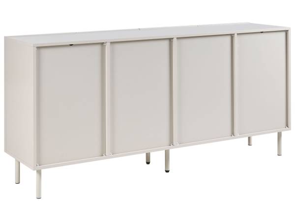 Sideboard CLUNES Beige - Bambus - 160 x 75 x 38 cm