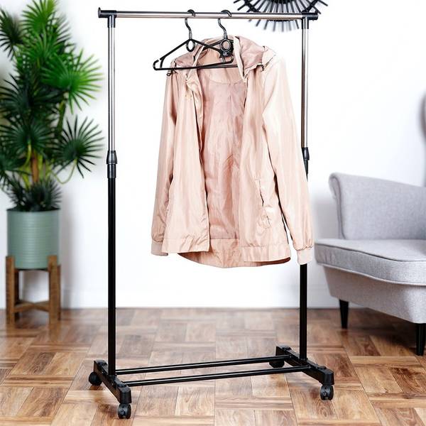 Kleiderständer 568069 Schwarz - Metall - 42 x 140 x 72 cm
