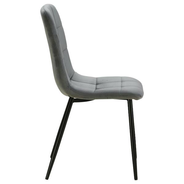 Esszimmerstuhl 2216 Dunkelgrau - Grau - Einzelstuhl