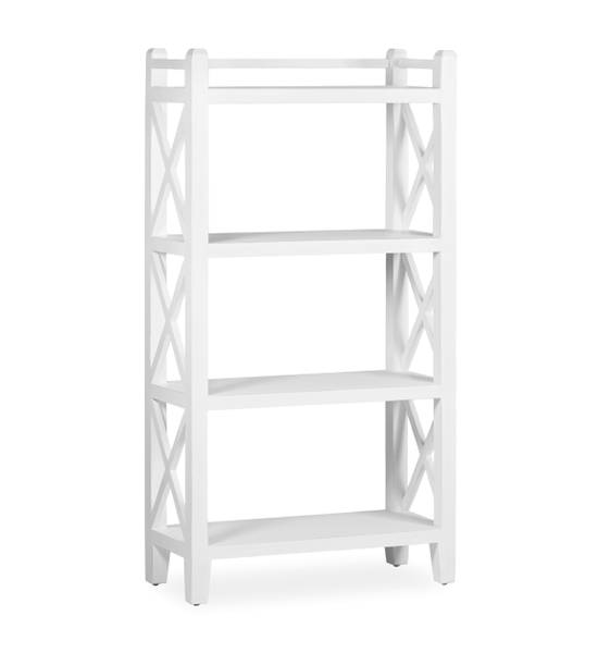 BÜCHERREGAL AUS WEISSEM HOLZ H 150 cm kaufen