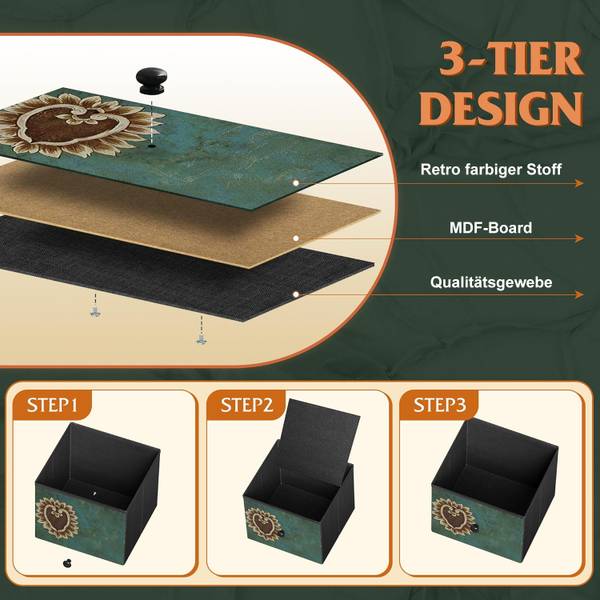 Sideboard Kommode RETR59 Grün - Metall - 30 x 55 x 100 cm