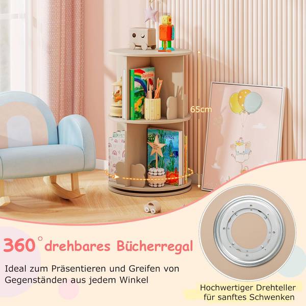 Bücherregal FB32585ZMDE Braun - Holzwerkstoff - 40 x 65 x 40 cm
