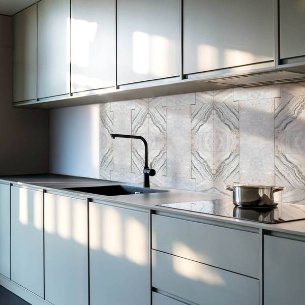 Fliesen Naturstein Design 4er Set 50 x 50 cm
