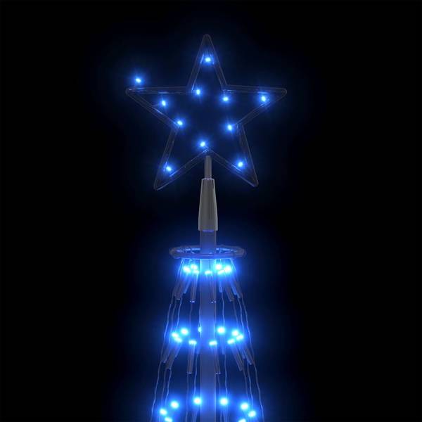 Weihnachtskegelbaum 3009596 Blau - PVC - 160 x 500 x 160 cm