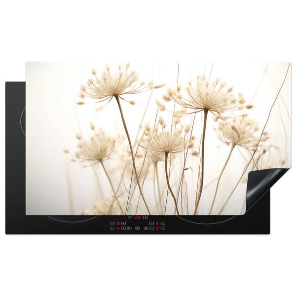 Herdabdeckplatte Blumen 90 x 52 cm