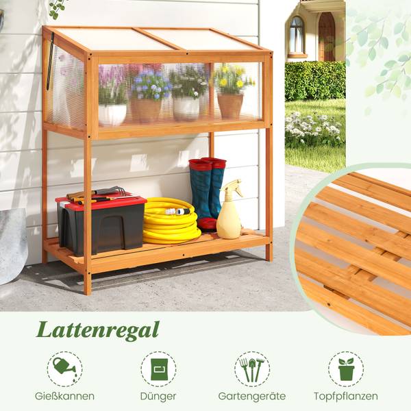 Hochbeet SF6717ADDE Orange - Holzwerkstoff - 51 x 105 x 90 cm