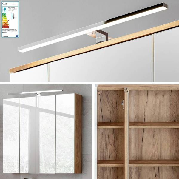 Badmöbel-Set TOSKANA-56-494 4er-Set Weiß - Holzwerkstoff - 190 x 190 x 46 cm