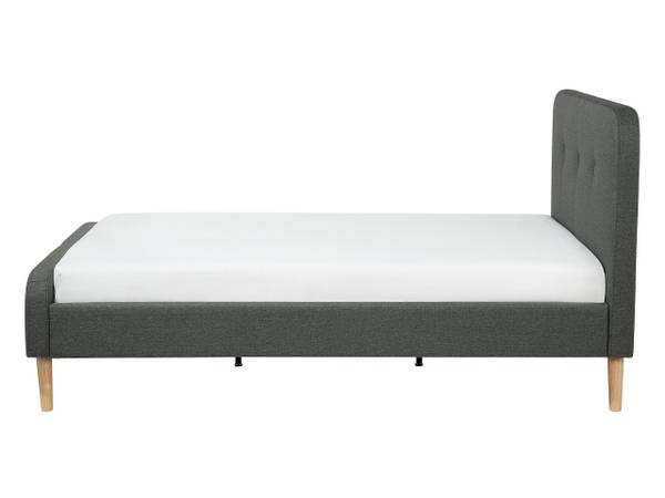 Doppelbett RENNES Braun - Dunkelgrau - Grau - 151 x 112 cm