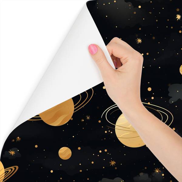 Vlies-Fotobehang PLANETEN Sterren Kosmos 360 x 240 x 240 cm