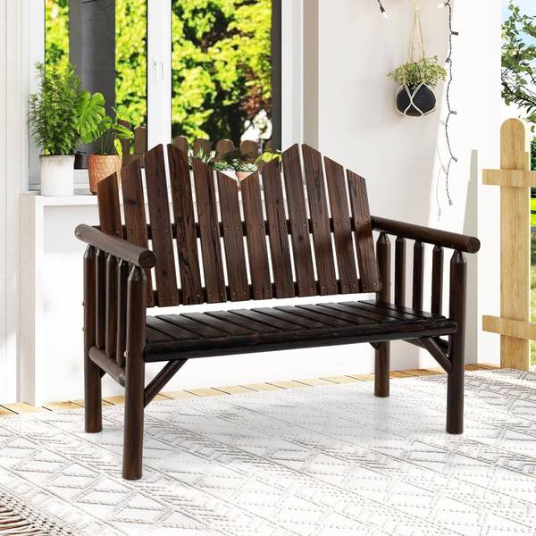 Gartenbank ZB34805NZDE Braun - Holzwerkstoff - 68 x 99 x 120 cm