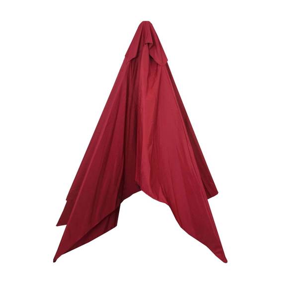 Ersatz-Bezug für Schirm Lissabon Rot - Polyester - 350 x 1 x 350 cm