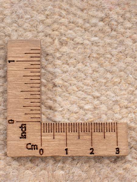 Kurzflorteppich Modern Beige - Naturfaser - 170 x 1 x 240 cm