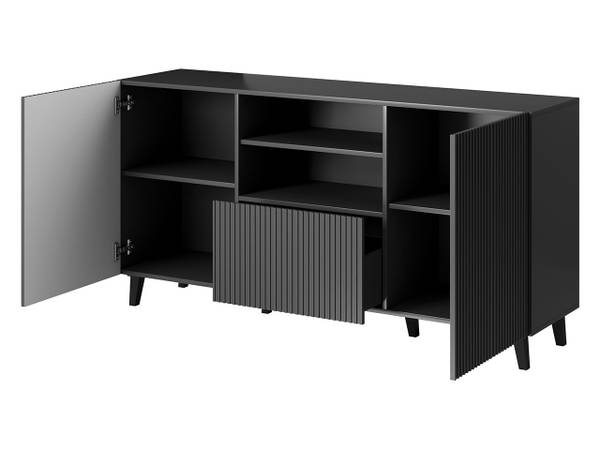 Kommode Vamos Grey 150 Grau - Holzwerkstoff - 151 x 83 x 42 cm