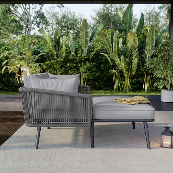 Gartenlounge Rhea Ⅳ Grau