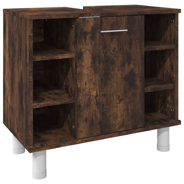 Badezimmermöbel-Set 3003946 (3-teilig) Braun - Polyester - 80 x 64 x 20 cm