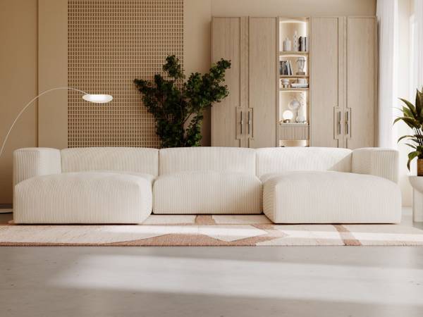 Ecksofa LANDI U Beige