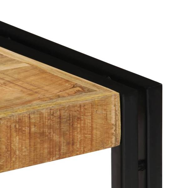 TV-Schrank 3004707-1 Schwarz - Mango - 90 x 40 x 30 cm