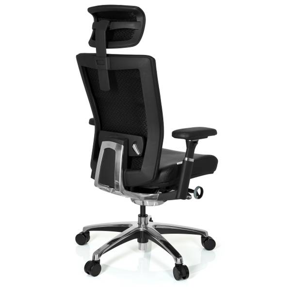 Bürostuhl NOVA Schwarz - Flachgewebe - 57 x 106 x 52 cm