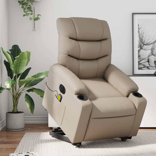 Fauteuil inclinable de massage 3032753-4 Marron - Marron café