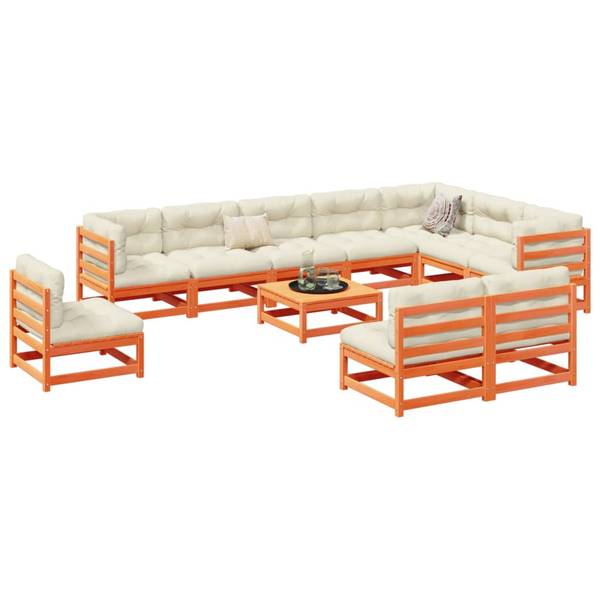 Garten-Lounge-Set 3042328 (11-teilig) Rehbraun