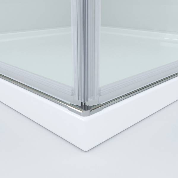 Eckdusche Pendeltür CANNES 80 x 80 cm