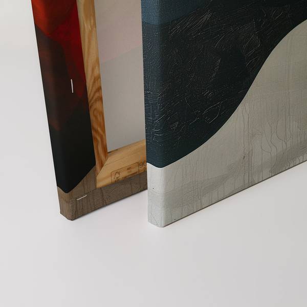 Leinwandbild Abstract Areas 2 Textil - 40 x 2 x 50 cm