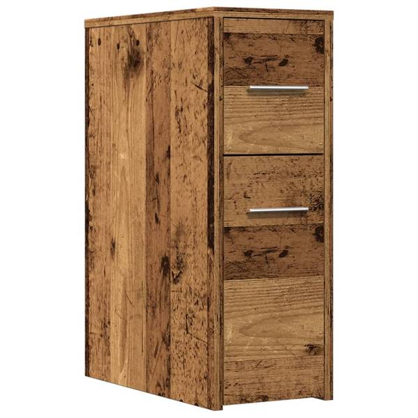 Smalle Badkamerkast 3043025 bruin - plaatmateriaal op houtbasis - 22 x 61 x 44 cm