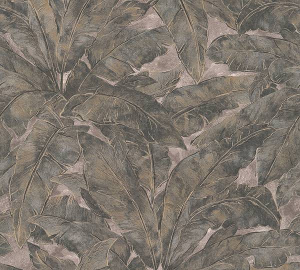 Vliestapete Metropolitan Stories Beige - Schwarz - Silber - Fleece - 53 x 1005 x 1 cm