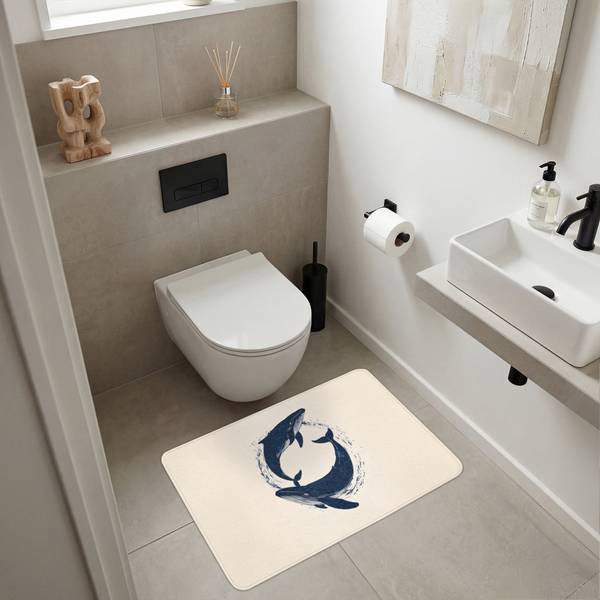 WC-VORLEGER Wale 90 x 60 cm