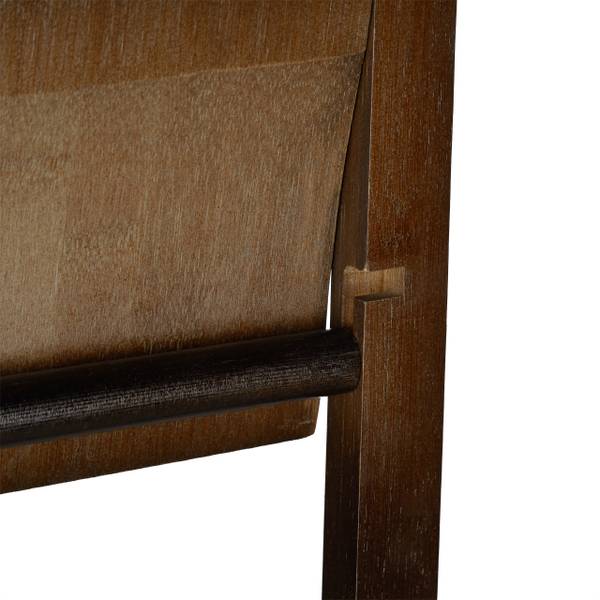 WC Garnitur Bambus dunkelbraun Braun - Silber - Weiß - Holzverbundwerkstoff - 21 x 82 x 36 cm