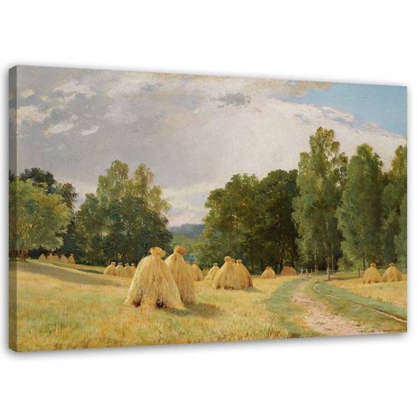 Wandbild heuhaufen – i. i. schischkin 100 x 70 cm