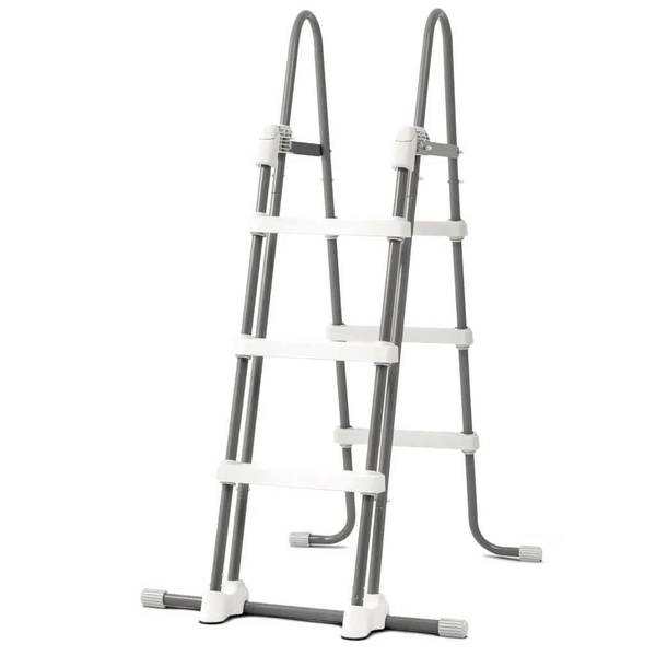 Aufstellpool 3202761 Grau - Metall - 244 x 107 x 488 cm