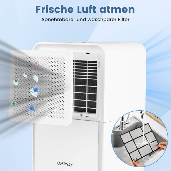 Luftentfeuchter QE32640PQ-ITDE Weiß - Kunststoff - 24 x 47 x 29 cm