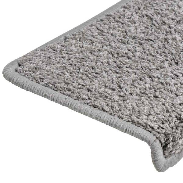 Tapis d'escalier 3006361-3 (lot de 20) Gris - Polypropylène - 21 x 4 x 65 cm