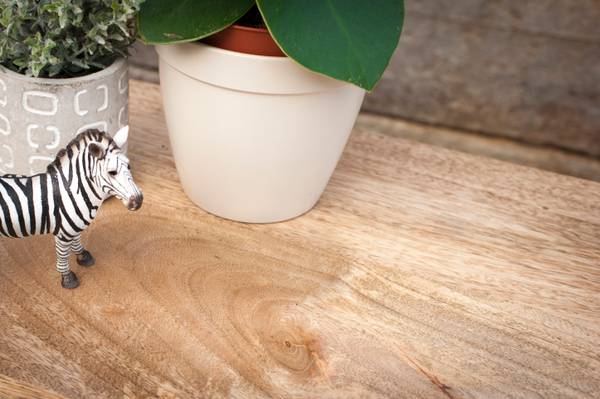 Konsole Austin Beige - Holz teilmassiv - 41 x 79 x 118 cm