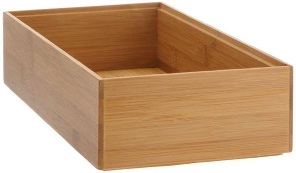 Ordnungsbox, Bambus, 2050ml, 30x15x7cm Braun - Bambus - 15 x 7 x 30 cm