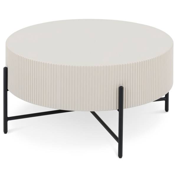 Couchtisch LOHA Beige - Edelstahl - 80 x 40 x 80 cm