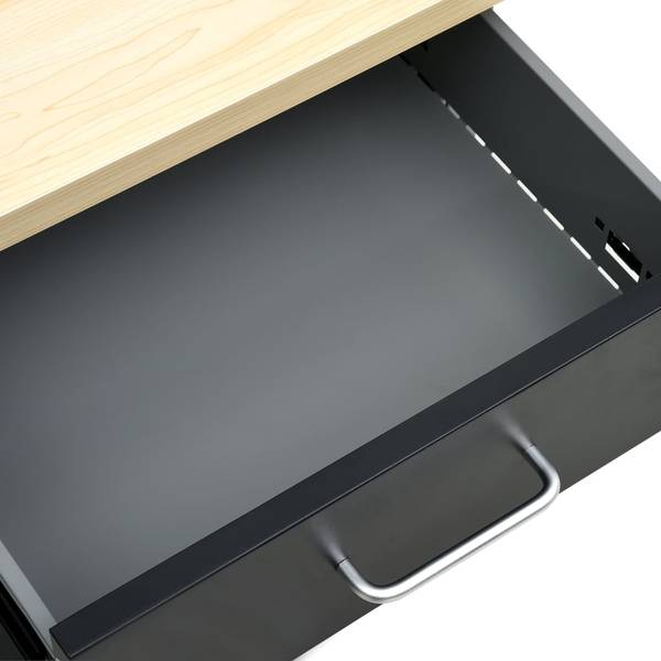 Werkbank 145347 Schwarz - Stahl - 60 x 85 x 160 cm