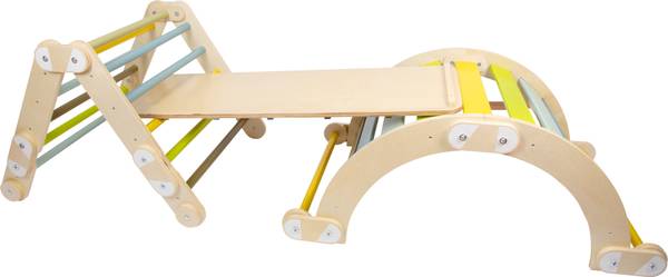 Kletterdreieck „Adventure“ Braun - Holzwerkstoff - 67 x 60 x 78 cm