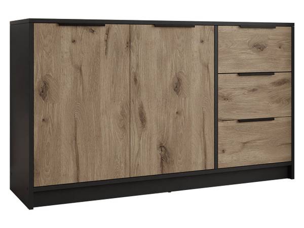 Kombikommode Lati 2D3S Braun - Holzwerkstoff - 41 x 81 x 138 cm