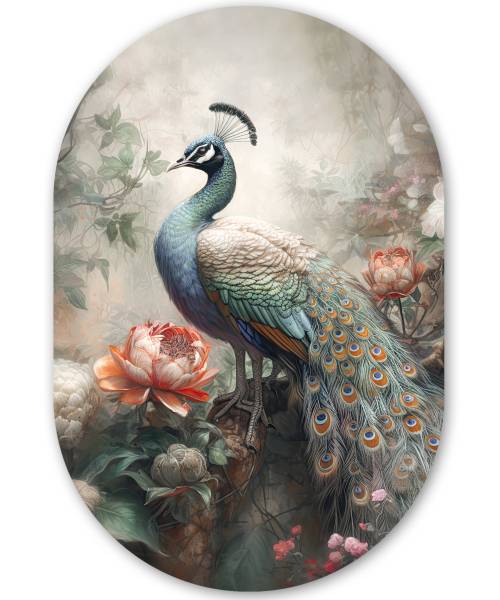 BILD Pfau 80 x 120 cm