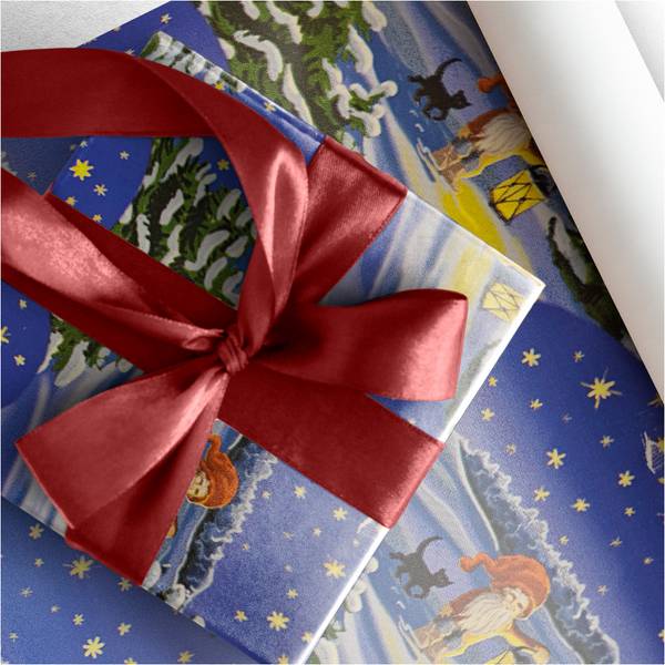 Geschenkpapier PAPERHIT Blau - Papier - 38 x 38 x 2000 cm