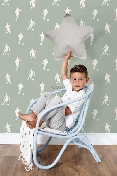 Tapete 139505 Grün - Fleece - 53 x 1005 x 1005 cm