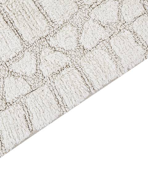 Tapis de bain TEKKE Beige - Fibres naturelles - 60 x 90 cm