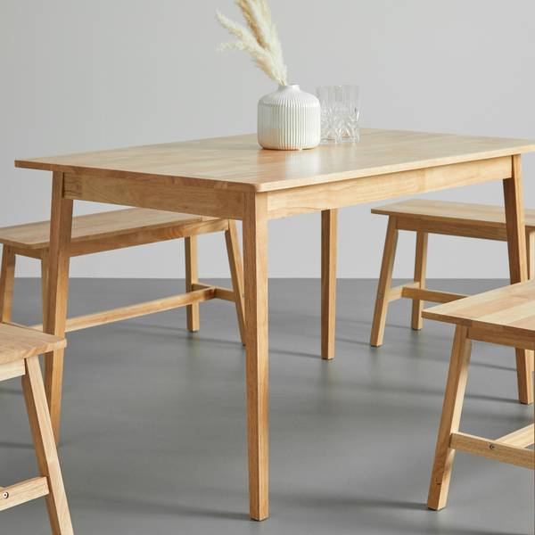 Tischgruppe MARIJANA Braun - Holz teilmassiv - 30 x 45 x 90 cm