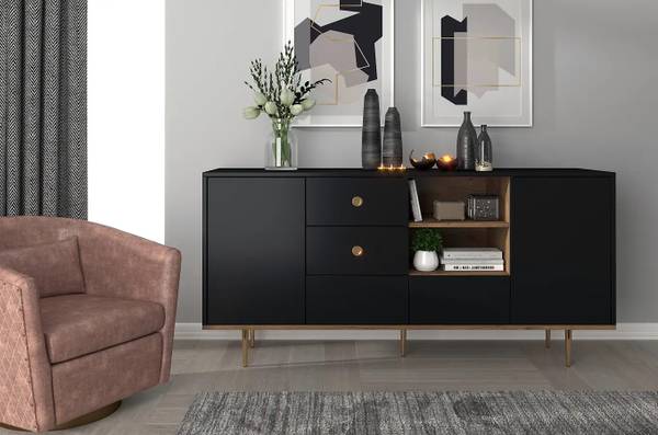 Kommode Harmoni Schwarz