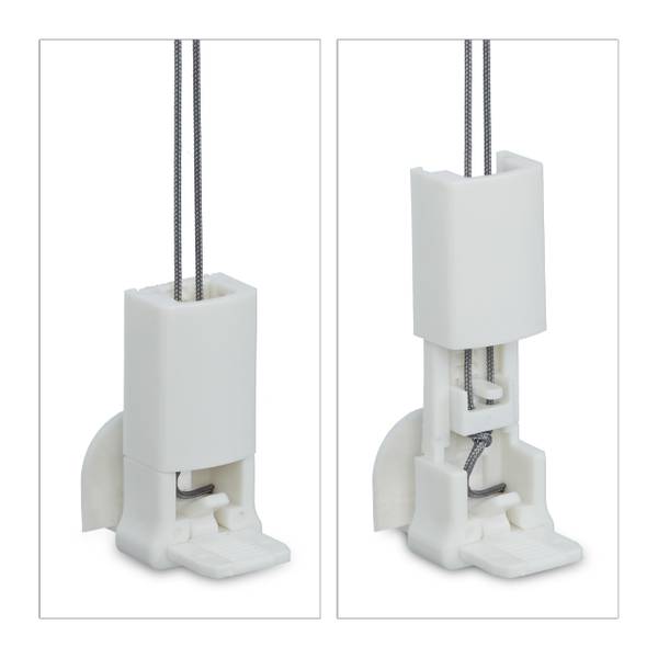 2x Plissee Rollo grau o.B., 90x130cm 90 x 130 cm