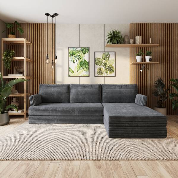 Ecksofa ANKO Dunkelgrau