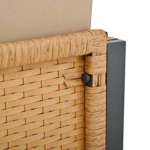 Garten-Essgruppe  Phanes 7-tlg Braun - Kastanienbraun - Khaki